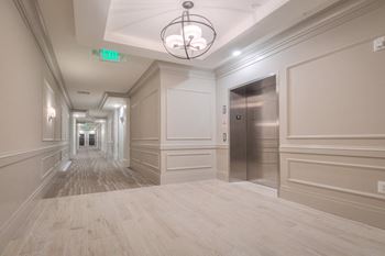 Village center hallway